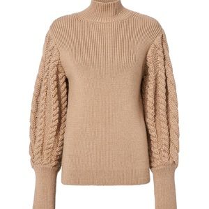 Caroline Constas cable knit sweater